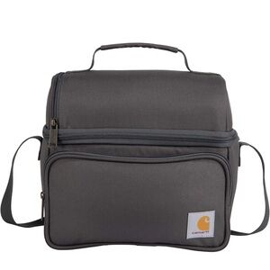 Carhartt Insulated 12 Can Two Compartment Lunch Cooler Grey. New. # C10304